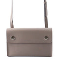 Hermes Shoulder Wallet Nap to Go Ethane Silver Lacquer Epsom