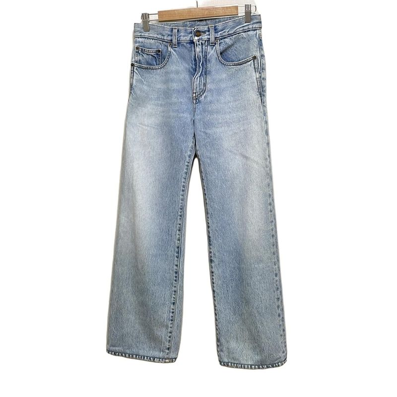 Saint Laurent Paris Jeans 24 Light Blue Full Length