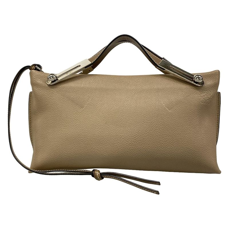 Loewe Handbag Missy Small Beige Brown Leather