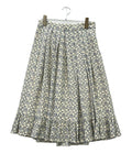 Celine Floral Silk 40 Skirt :blue