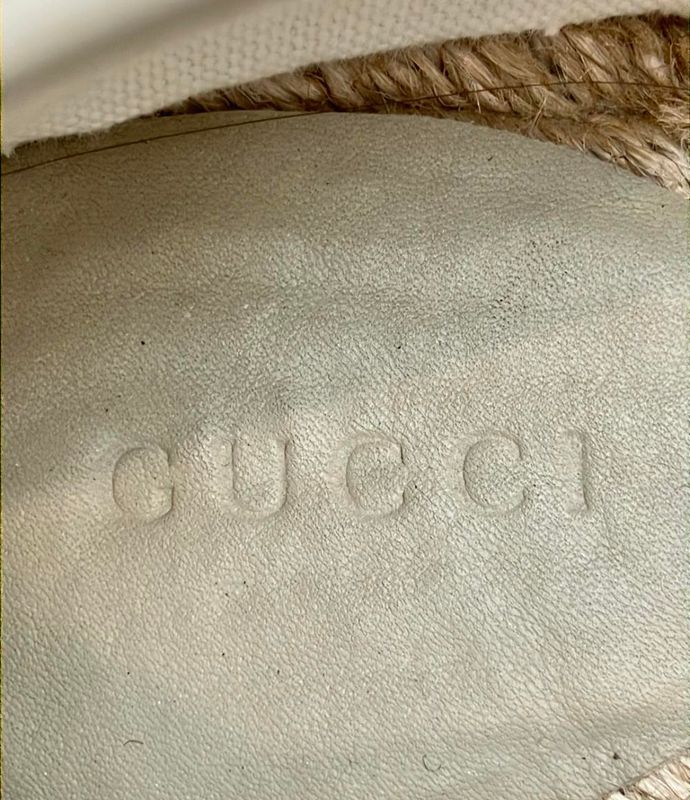 Gucci Espadrilles 38 White :white Others