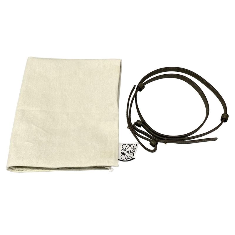 Loewe Tote Puzzle Fold Mini Khaki Folding