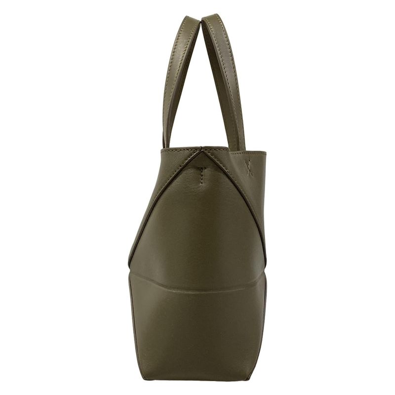 Loewe Tote Puzzle Fold Mini Khaki Folding