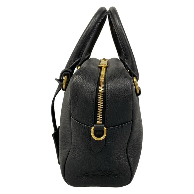Prada Handbag Black Leather