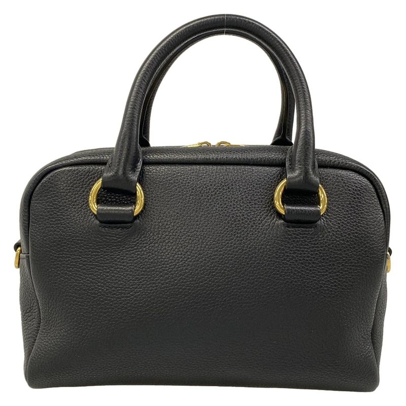 Prada Handbag Black Leather
