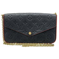 Louis Vuitton Wallet Monogram Empreinte Pochette Felice Marine Marie Nuit