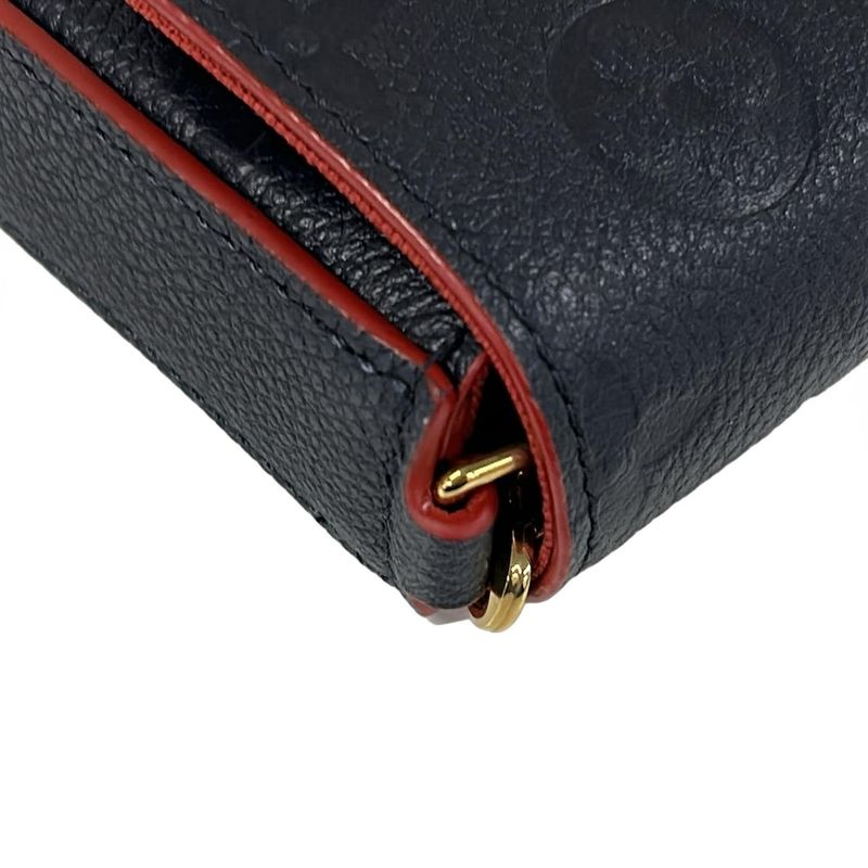 Louis Vuitton Wallet Monogram Empreinte Pochette Felice Marine Marie Nuit