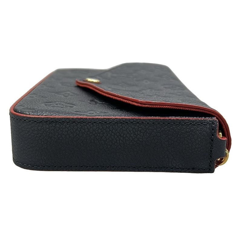Louis Vuitton Wallet Monogram Empreinte Pochette Felice Marine Marie Nuit