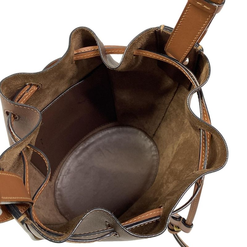 Loewe Shoulder Bag Balloon Small Dark Brown Dark