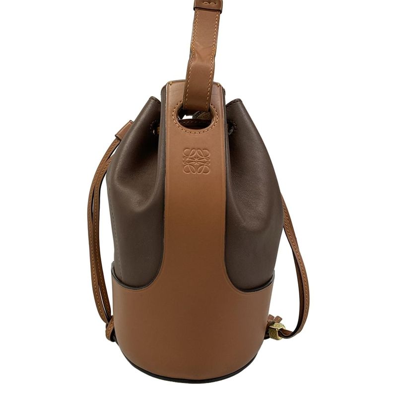 Loewe Shoulder Bag Balloon Small Dark Brown Dark