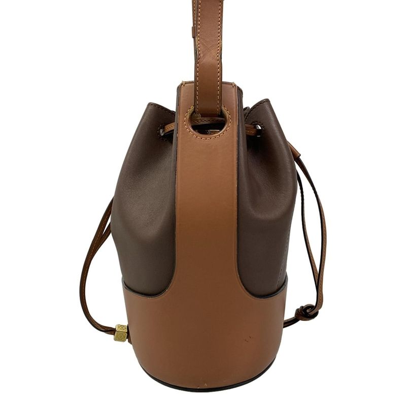 Loewe Shoulder Bag Balloon Small Dark Brown Dark