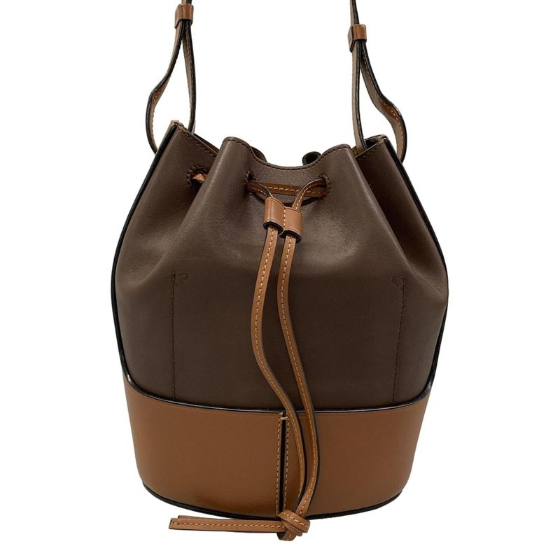 Loewe Shoulder Bag Balloon Small Dark Brown Dark