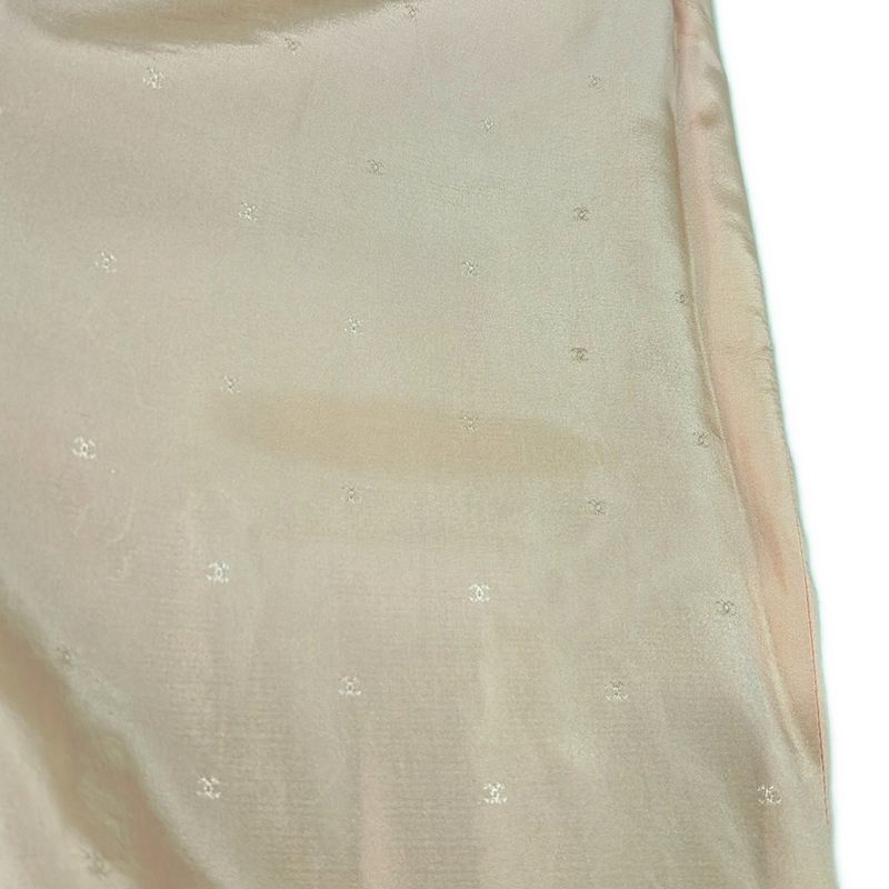 Chanel Dress 42 L Pink Collection 28 Sleeveless Back