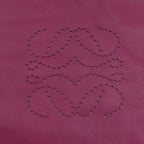 Loewe Anagram Scarf Lambskin Cashmere Purple Pink