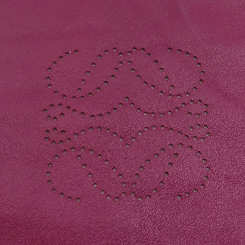 Loewe Anagram Scarf Lambskin Cashmere Purple Pink