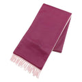 Loewe Anagram Scarf Lambskin Cashmere Purple Pink