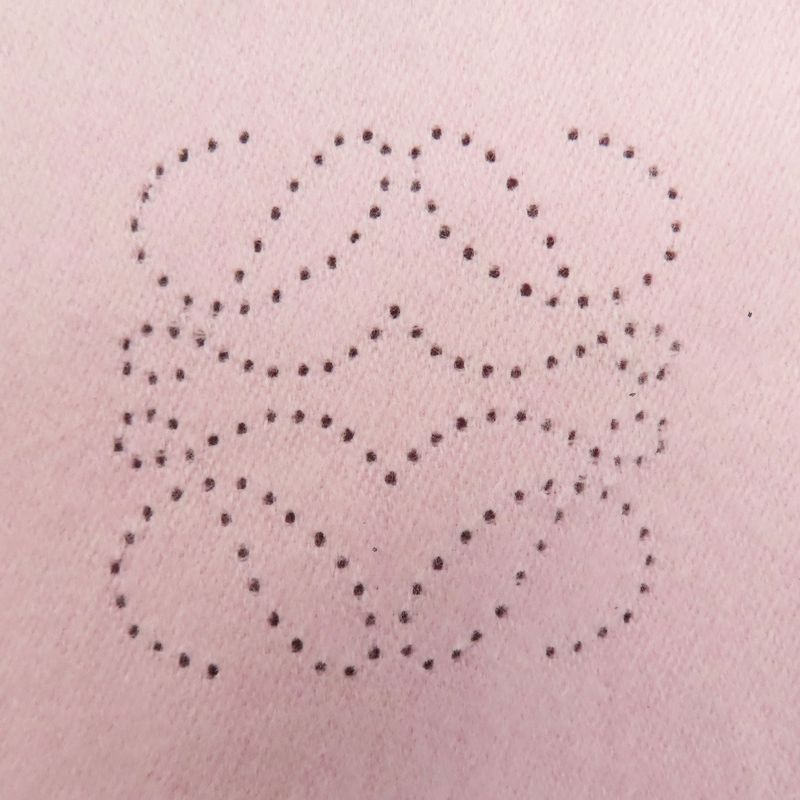 Loewe Anagram Scarf Lambskin Cashmere Purple Pink