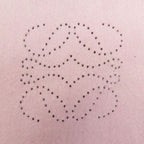 Loewe Anagram Scarf Lambskin Cashmere Purple Pink