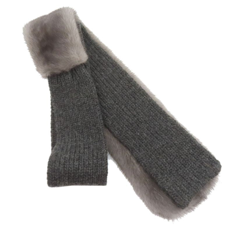 Prada Fur Scarf Fur Wool