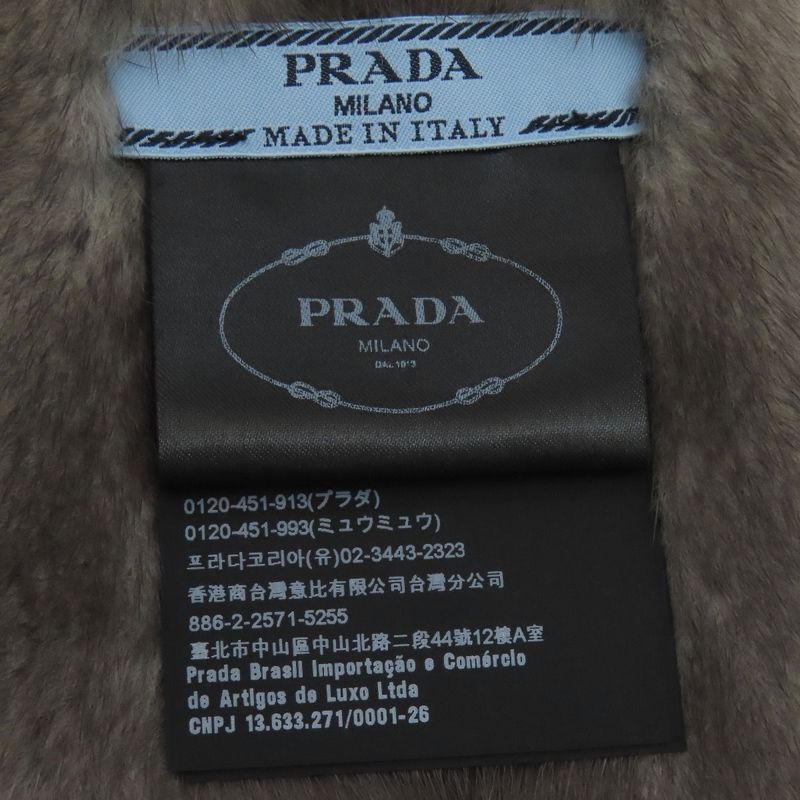 Prada Fur Scarf Fur Wool