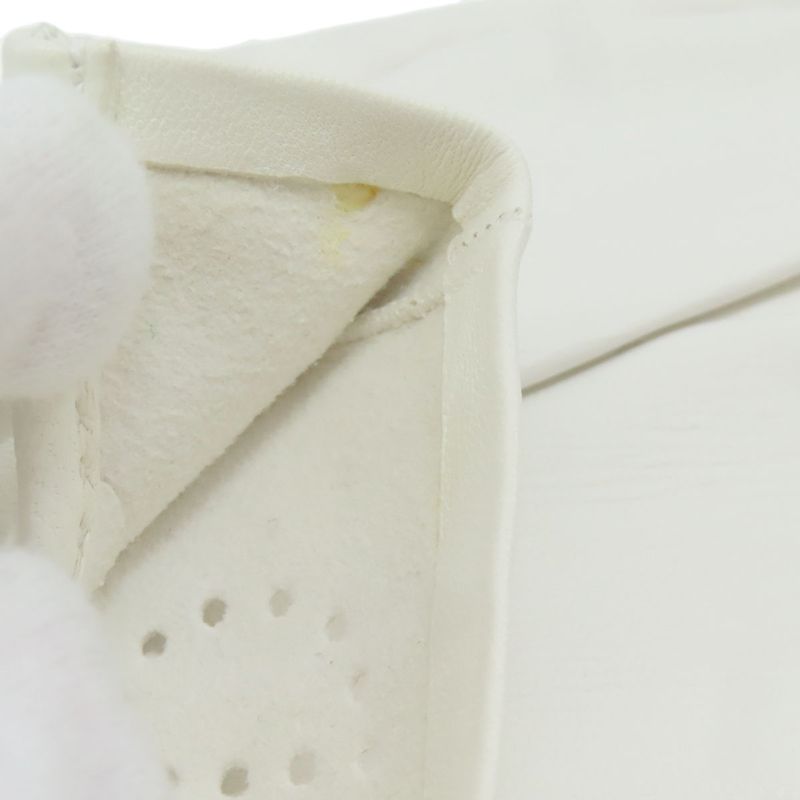 Hermes Logo Leather Gloves