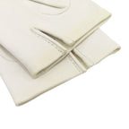 Hermes Logo Leather Gloves
