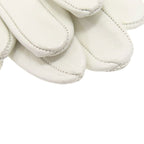 Hermes Logo Leather Gloves