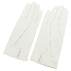 Hermes Logo Leather Gloves