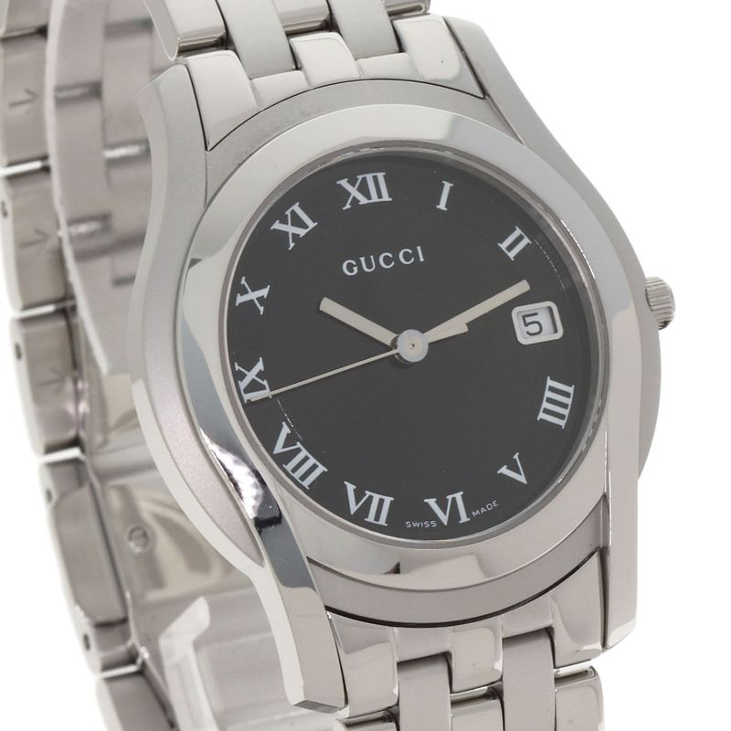 Gucci Round Face Watch SS