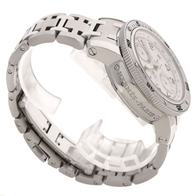 Hermes Clipper Diver Chronograph Watch SS