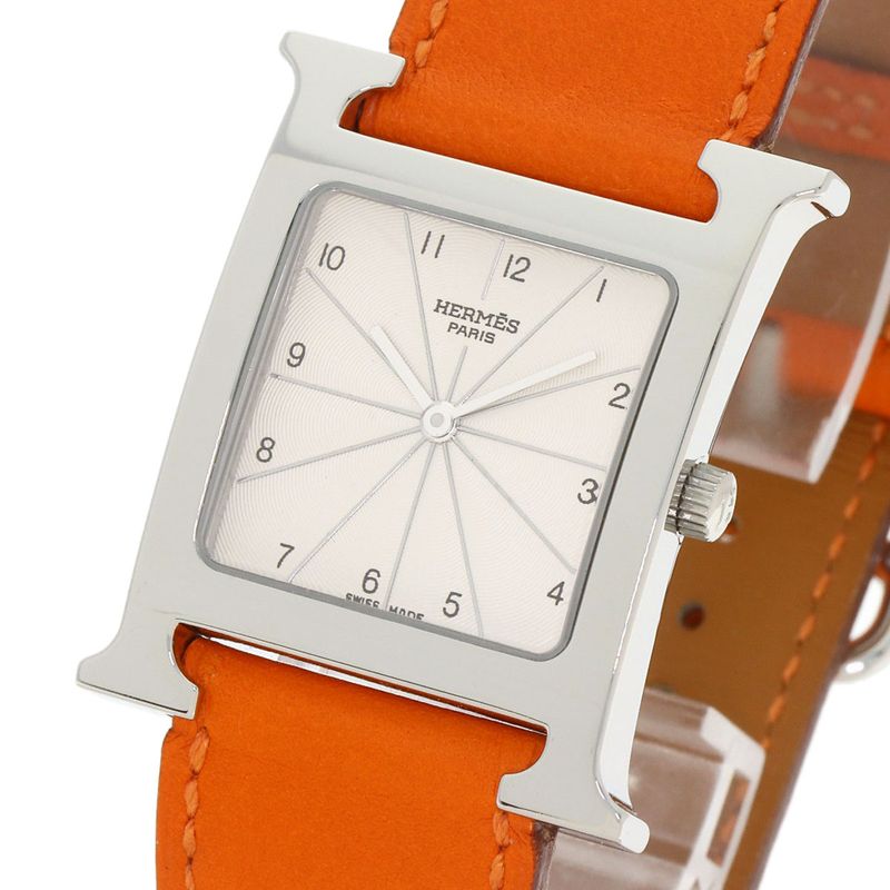 Hermes Watch SS Leather