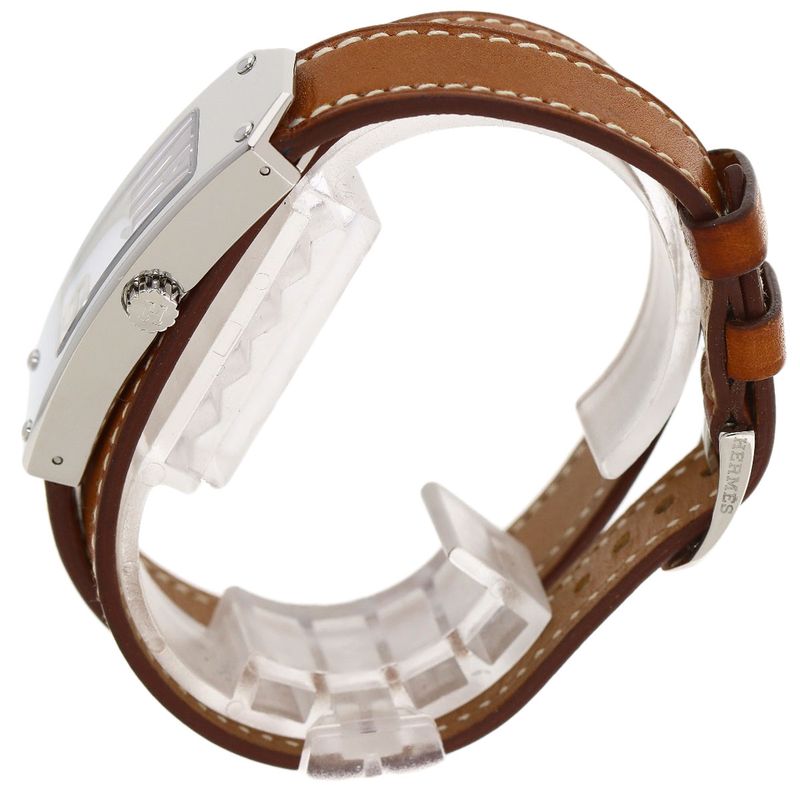 Hermes Kelly 2 Double Tour Watch SS Leather Handbag
