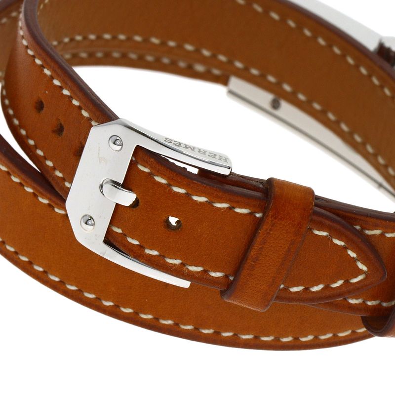 Hermes Kelly 2 Double Tour Watch SS Leather Handbag