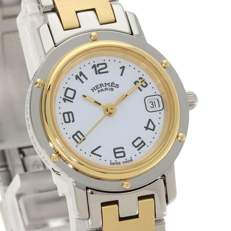 Hermes Clipper Watch SS