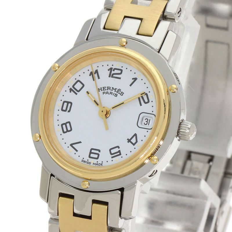 Hermes Clipper Watch SS