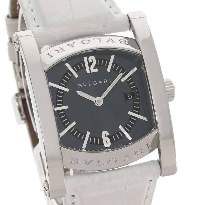 Bvlgari Ashoma Watch SS Leather