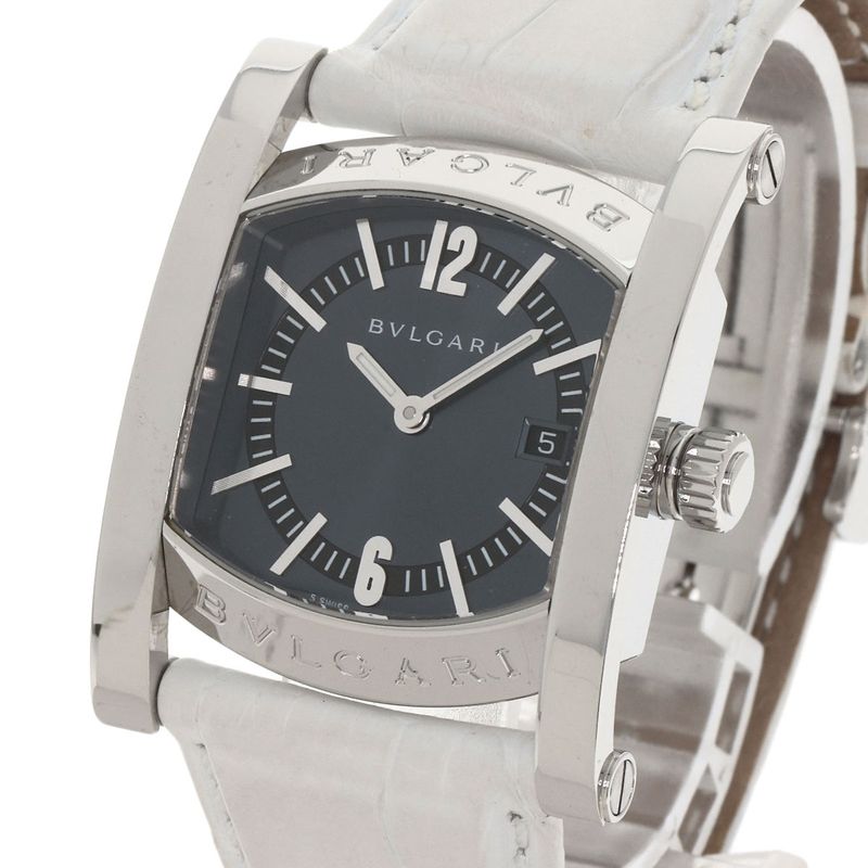 Bvlgari Ashoma Watch SS Leather