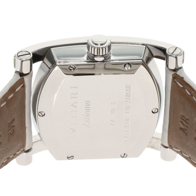 Bvlgari Ashoma Watch SS Leather