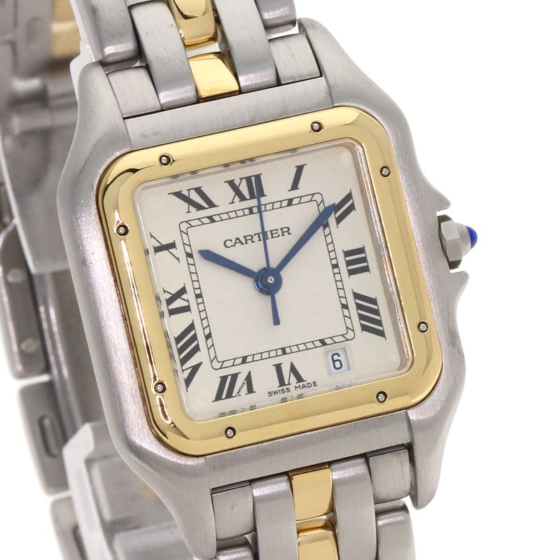 Cartier Pantel MM 1 Row Watch SS Yellow Gold Boys