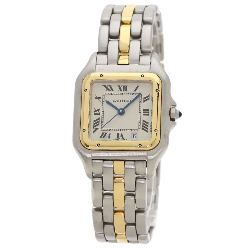 Cartier Pantel MM 1 Row Watch SS Yellow Gold Boys