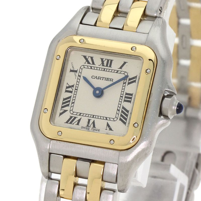 Cartier Pantel SM 2 Row Watch SS Yellow Gold