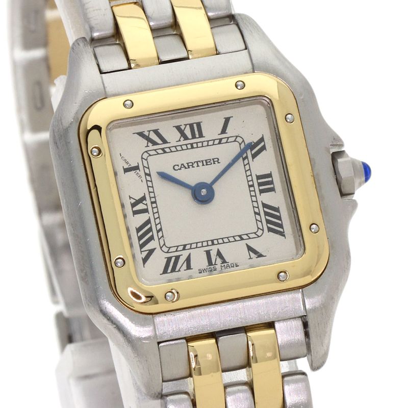 Cartier Pantel SM 2 Row Watch SS Yellow Gold