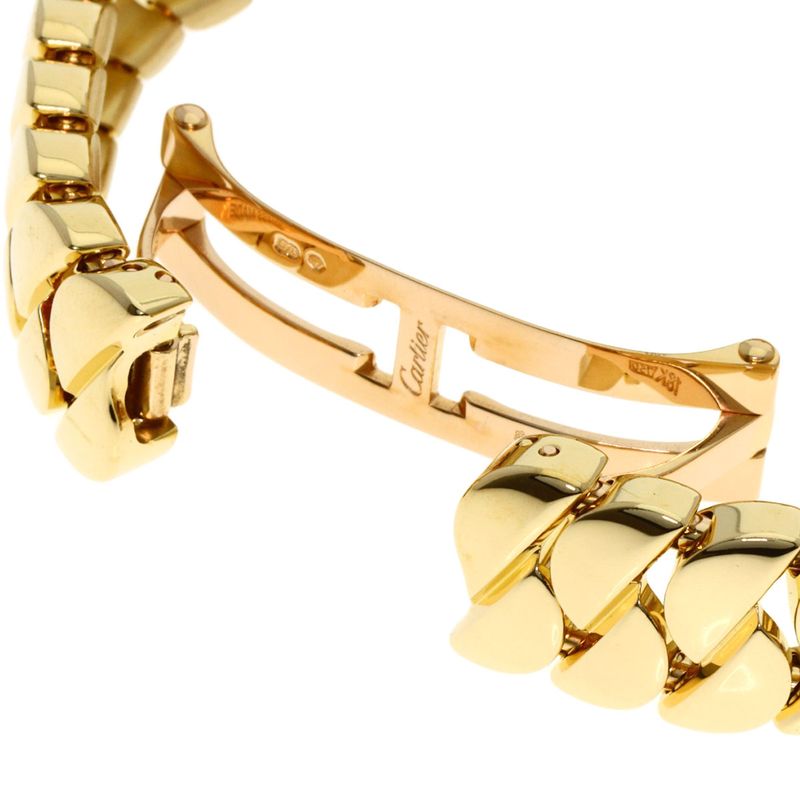 Cartier Ladonya SM Bezel Diamond Watch 18K Yellow Gold