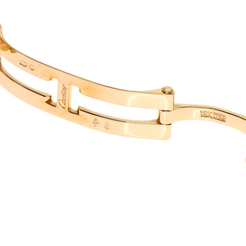 Cartier Ladonya SM Bezel Diamond Watch 18K Yellow Gold