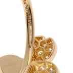 Tiffany & Co Paper Flower Diamond Ring 18K Pink Gold