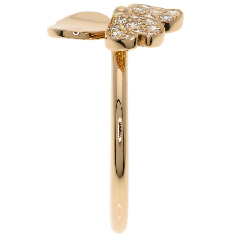 Tiffany & Co Paper Flower Diamond Ring 18K Pink Gold