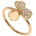 Tiffany & Co Paper Flower Diamond Ring 18K Pink Gold
