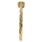 Cartier Twist Emerald 51 Ring 18K Yellow Gold 18K White Pink