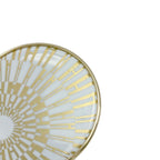 Hermes Medaille Necklace Metal Gold White