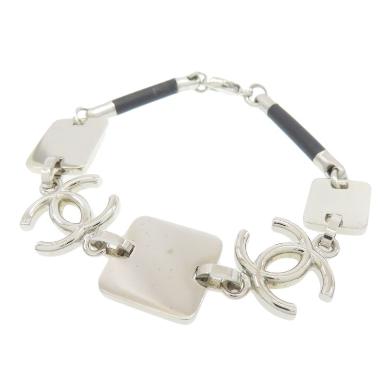 Chanel CC Logo Bracelet Metal